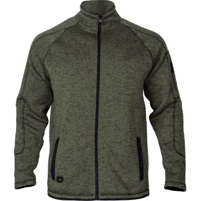 Avignon Heat Weaveguard Stickad Värmejacka Herr inkl Powerbank Brunmelerad