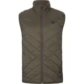 Härkila Heat Fodrad Väst Willow Green/Shadow Brown