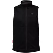 Heat Experience Heated Fleece Vest Mens Black