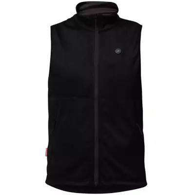 Heat Experience Heated Fleece Vest Mens Black
