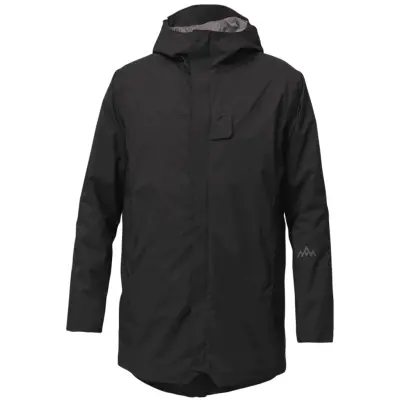 Heat Experience Heated Oslo Coat Mens Black