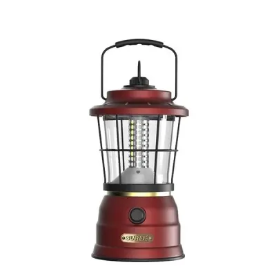 LED-lykta Sunree Starfield 1, 440 lm, Röd