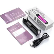 M Tiger Sports USB-charger for 18650/18350 Battery