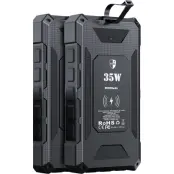 Nordic Gamekeeper Twin Outdoor Powerpack 2x 35W Litium Black