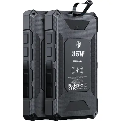 Nordic Gamekeeper Twin Outdoor Powerpack 2x 35W Litium Black