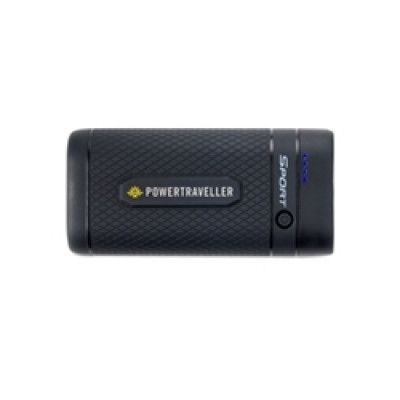 Powertraveller Sport 25 Power Pack Kompakt Powerbank Med Ficklampa