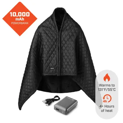 THAW Heated Wrap 2.0 värmefilt med 10000 mAh batteri