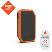 THAW laddbar handvärmare med ficklampa + 5000 mAh powerbank