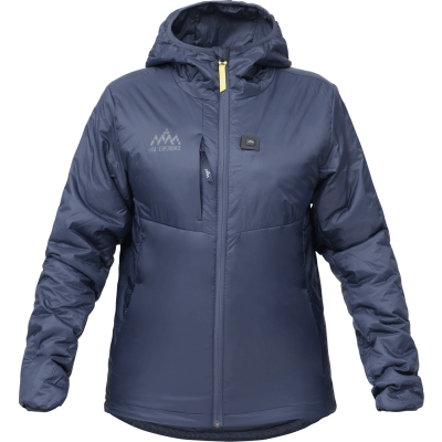 Heat Experience Women's HeatX Heated Hybrid Jacket Navy Blue