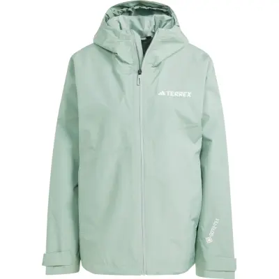 Adidas Women's Terrex Xperior 2L Gore-Tex Performance Jacket Silver Green