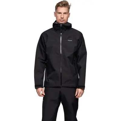 Bergans Essentials 2.5L Shell Jacket Men Black Black L