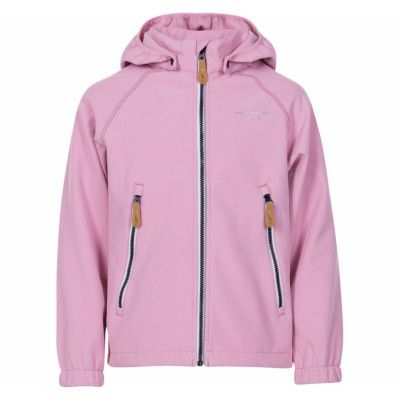 Bergen Softshell Jacket Jr, Lt Pink, 80,  Vinterjackor