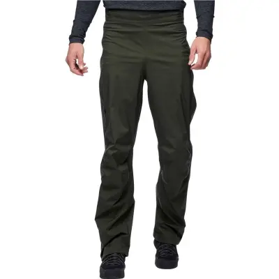 Black Diamond M Stormline Str Fz Rain Pants Cypress