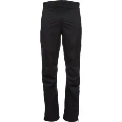 Black Diamond M's Stormline Stretch Full Zip Rain Pants Black