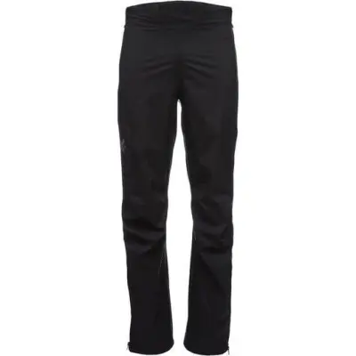 Black Diamond M's Stormline Stretch Full Zip Rain Pants Black