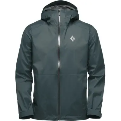 Black Diamond M's Stormline Stretch Rain Shell Deep Forest