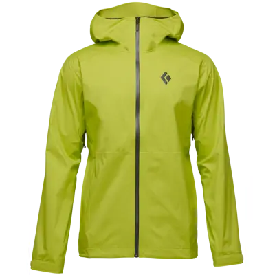 Black Diamond M's Stormline Stretch Rain Shell Optical Yellow