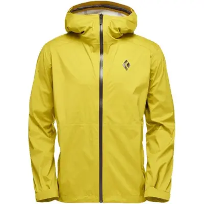 Black Diamond M's Stormline Stretch Rain Shell Sulphur