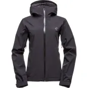 Black Diamond Stormline Stretch Rain Shell Jacket Wome Black Black XXS