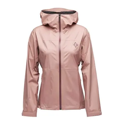 Black Diamond Stormline Stretch Rain Shell Jacket Women Chalk Pink