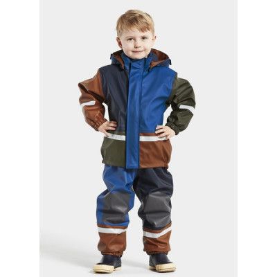 Boardman Kd Mult Set, Classic Blue, 130,  Set Regnjackor + Byxor