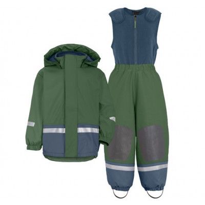 Boardman Kids Set 6, Green Mist, 90,  Set Regnjackor + Byxor