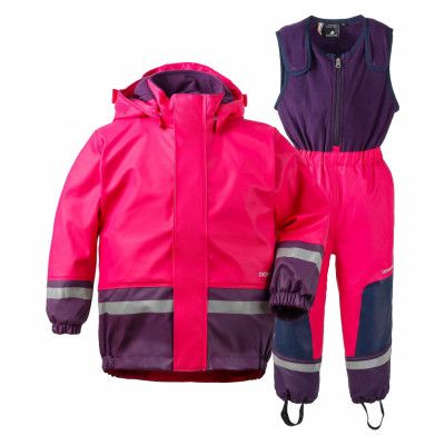 Boardman Kid's Set, Warm Cerise, 90,  Didriksons