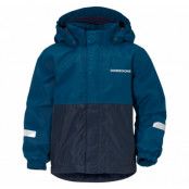 Bri Kid's Jacket, Hurricance Blue, 90, Regnjackor