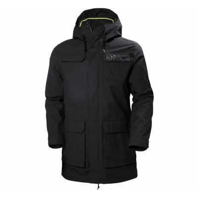 Captains Rain Parka, Black, Xxl,  Jackor