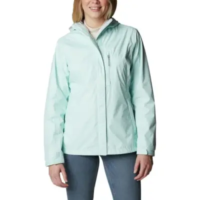 Columbia W's Pouring Adventure Jacket Icy Morn