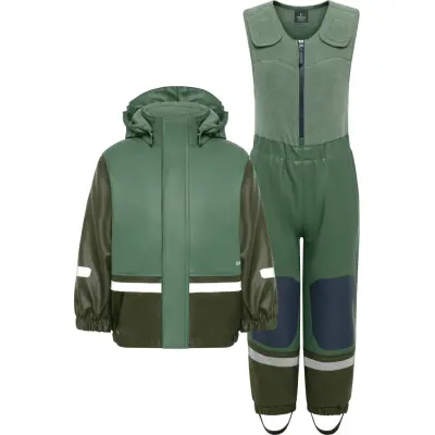 Didriksons Kids' Boardman Set 12 Dark Moss