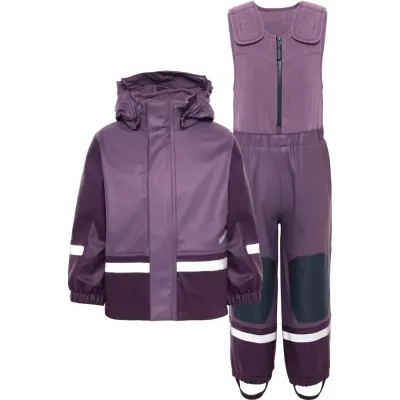 Didriksons Kids' Boardman Set 12 Eggplant