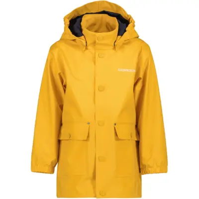 Didriksons Kids' Jojo Jacket Oat Yellow