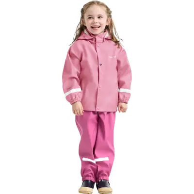 Didriksons Kids' Slaskeman Set 4 Light Heather Pink