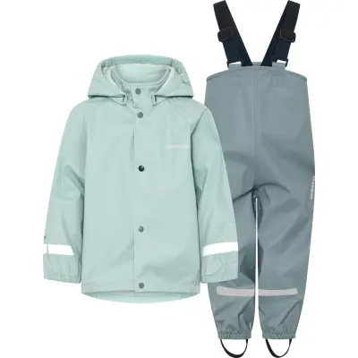 Didriksons Kids' Slaskeman Set 4 Ocean Mint