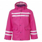 drip rain jacket, pink, 110,  regnkläder