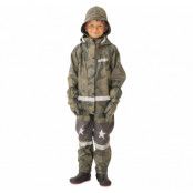 Drop Rain Set Jr, Camouflage, 160, Regnkläder