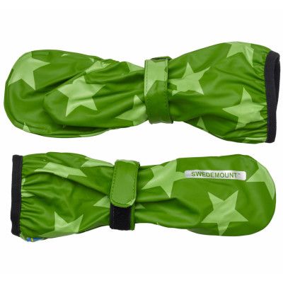 Dropp Rainglove, Dk Green/Lt Green, 6-8y,  Regnkläder