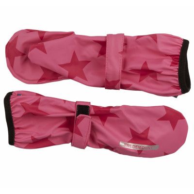 Dropp Rainglove, Pink/Pink Star, 0-2y,  Regnkläder