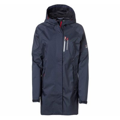 Fiskebäckskil Shell Coat W, Navy/Red, 44,  Regnkläder