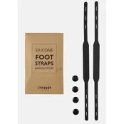 Foot Straps, Silicone, Black, 56-59, Träningstillbehör