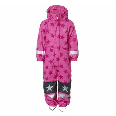 Frost Rainoverall, Pink/Dk Pink, 110,  Regnkläder
