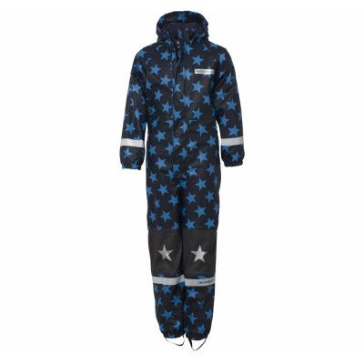 Frost Rainoverall, Sea Blue/Dk Navy, 130,  Regnkläder