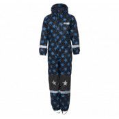 Frost Rainoverall, Sea Blue/Dk Navy, 80, Regnkläder