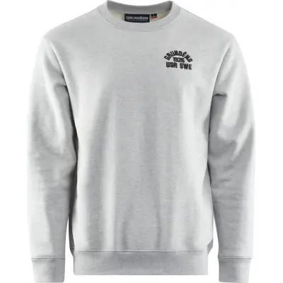 Grundéns Men's 1926 Crew Sweatshirt Lightgrey