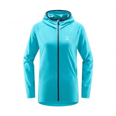 Haglöfs Mirre Mid Hooded Jacket Women Maui Blue
