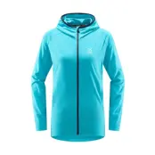 Haglöfs Mirre Mid Hooded Jacket Women Maui Blue Maui Blue S