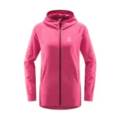 Haglöfs Mirre Mid Hooded Jacket Women Ultra Pink Ultra Pink S