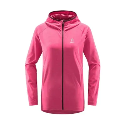 Haglöfs Mirre Mid Hooded Jacket Women Ultra Pink Ultra Pink XS