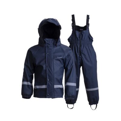 Hobbit Set, Dark Navy, 86/92,  Regnbyxor